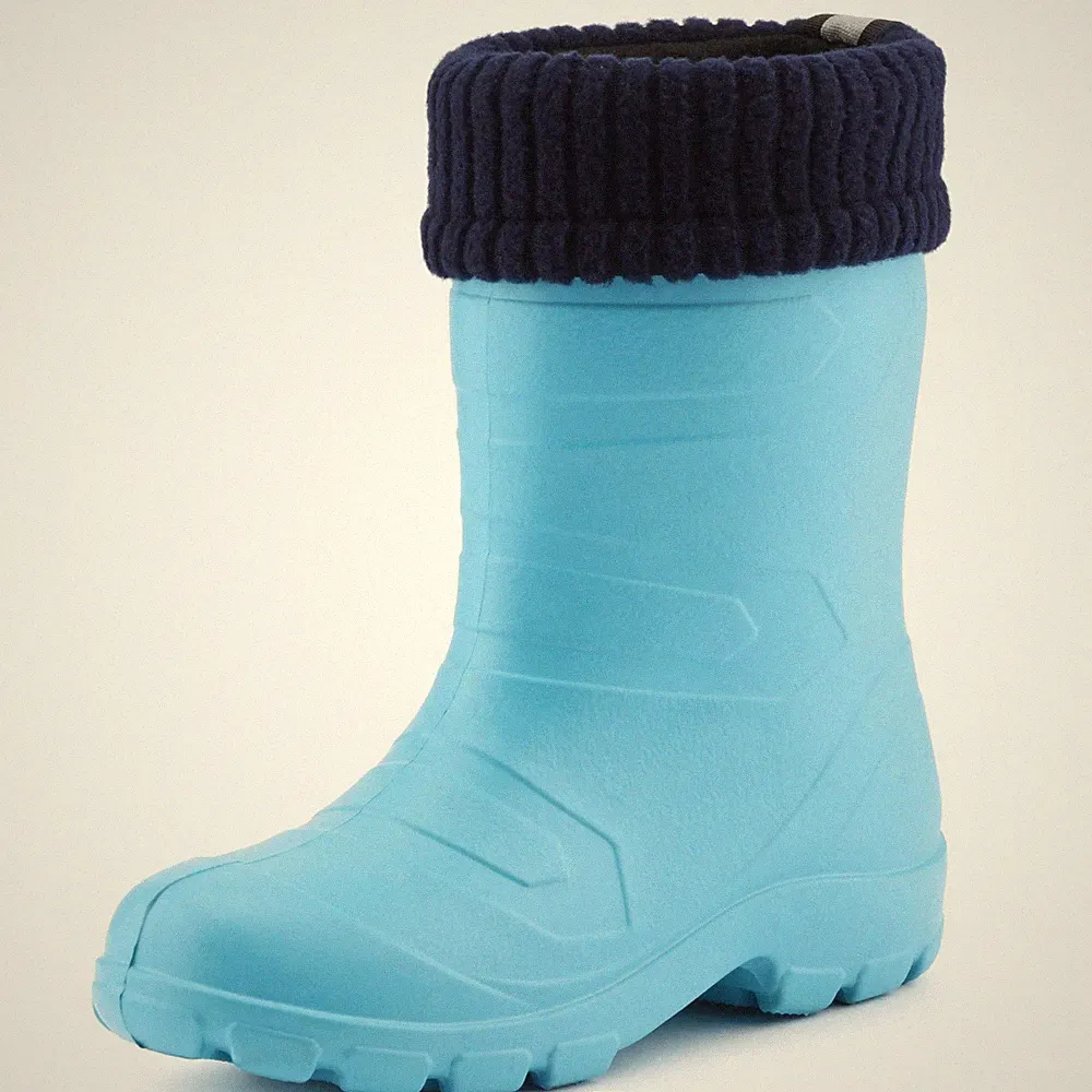 Kinder Mädchen Jungen federleichte Eva Thermo Gummistiefel gefüttert LA845KID...