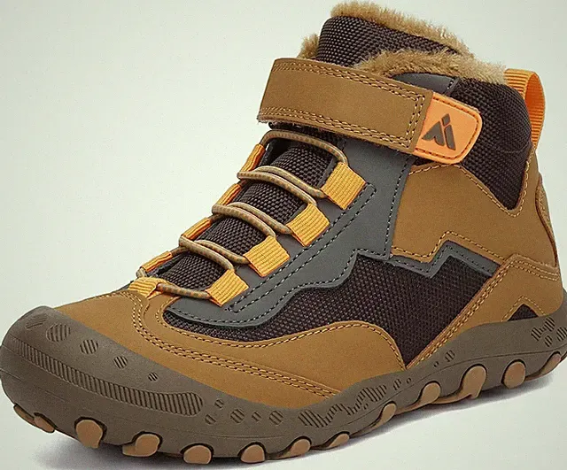 Kinder Winterschuhe Gefüttert Winterstiefel Gr2438
