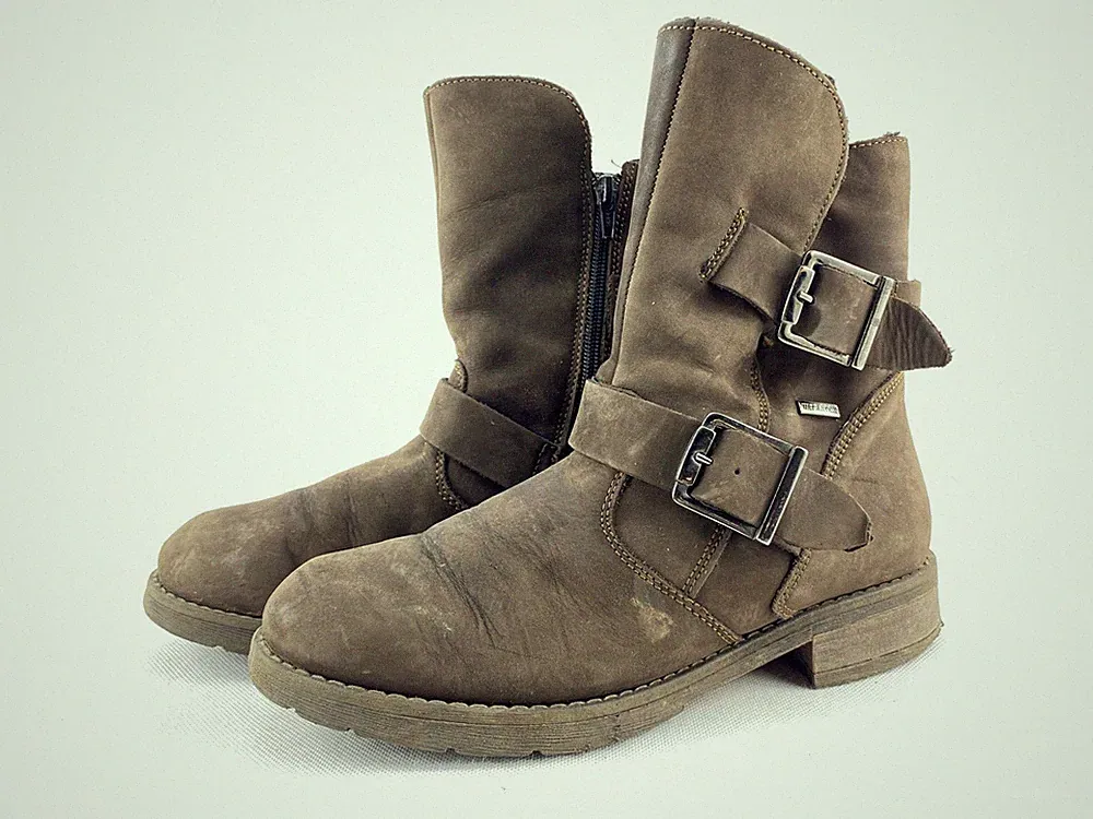 Klondike Damen Stiefel Stiefelette Midcut Ankle Boots Comfort Braun Gr. 38 (UK5)