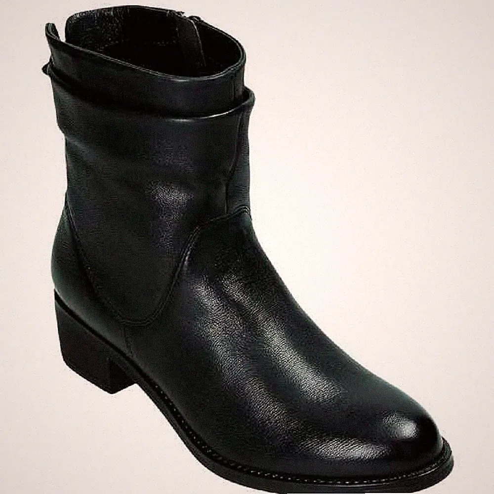 Klondike Damen Stiefel Winterschuhe Leder Stiefelette 277684 Gr. 38 Neu