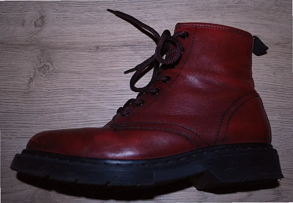 Klondike Stiefellette Damen Stiefel braun Größe 37 Leder Schuhe sehr bequem