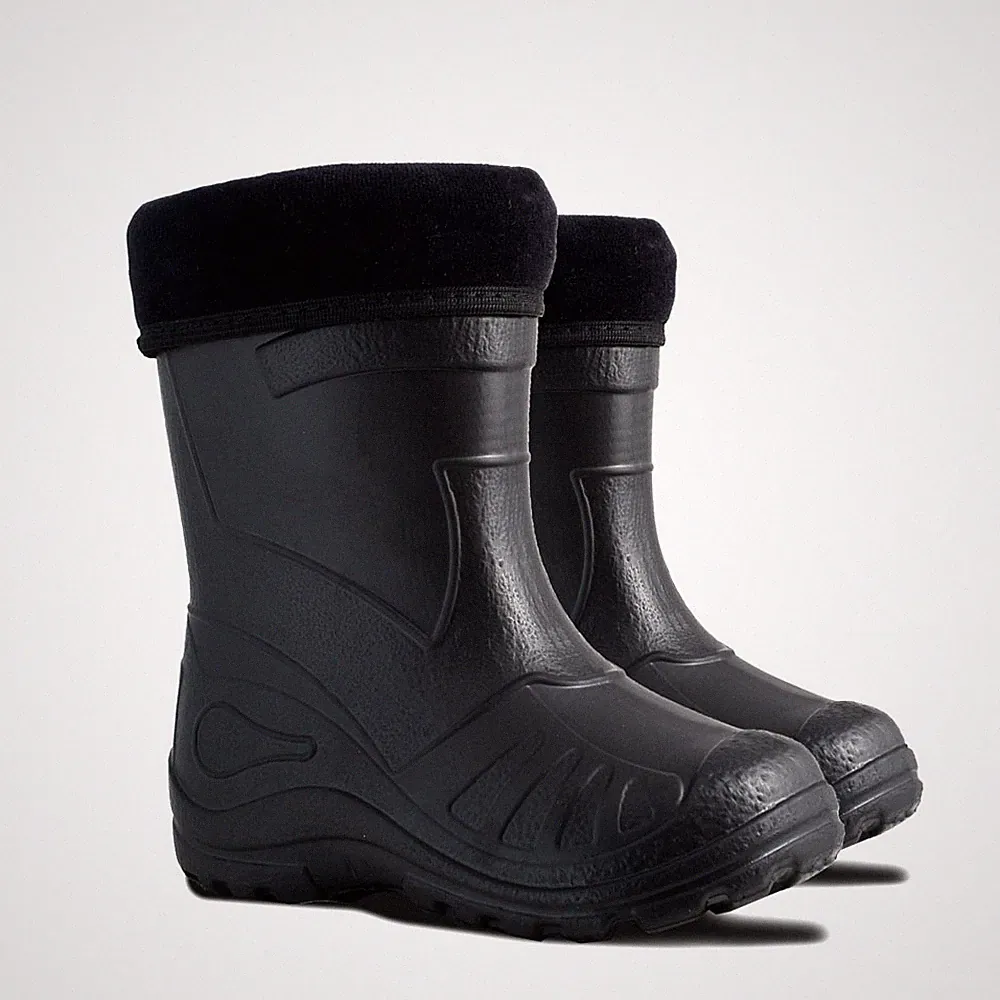 Kolmax leicht EVA Kinder Gummistiefel Regenstiefel gefüttert Thermostiefel 050