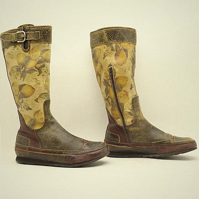 KONALSKI Stiefel (Cod.ST2936) gebraucht Nummer: fehlt Cowboy Biker Western