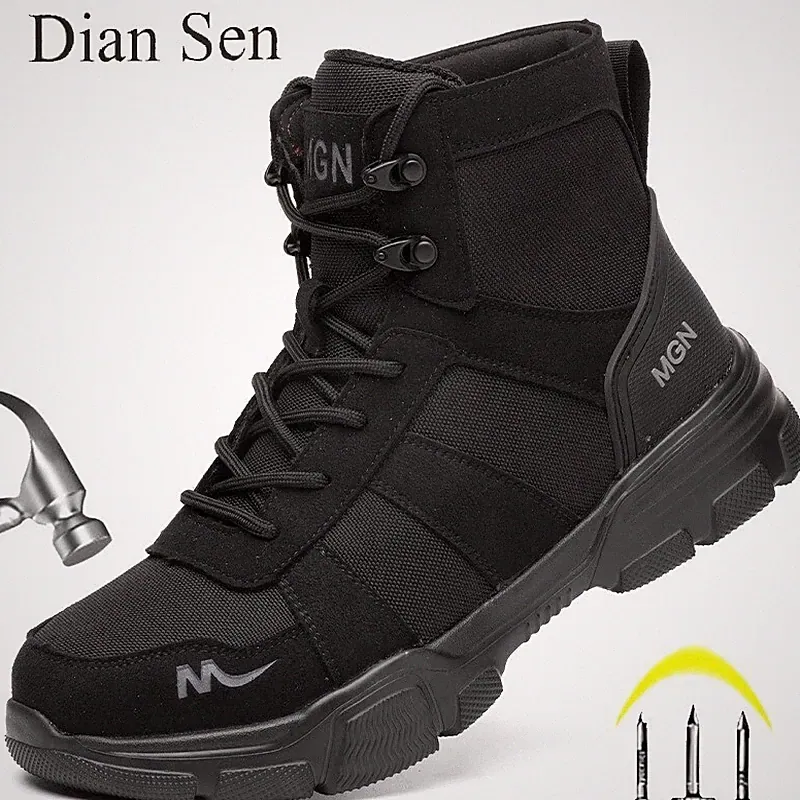Koordinierende Sicherheitsschuhe für Damen und Herren, Arbeitsstiefel.