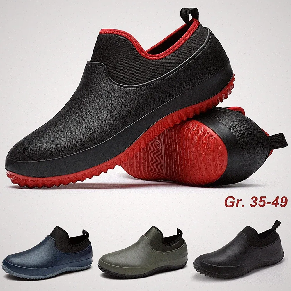 Kurz Gummistiefel Herren Damen Gefüttert Wasserdicht Männer Winter Regenstiefel