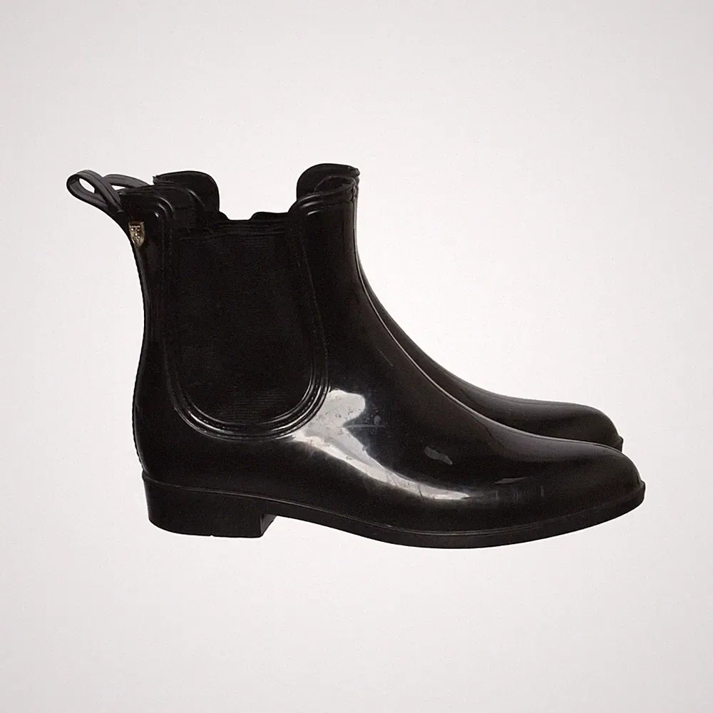 Kurze Gummistiefel, Größe: 37, Schwarz, Damen #b8J