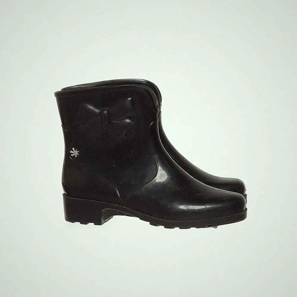 Kurze Gummistiefel, Größe: 37, Schwarz, Damen #Cdn