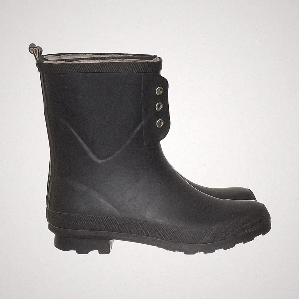 Kurze Gummistiefel, Größe: 37, Schwarz, Damen #gUq