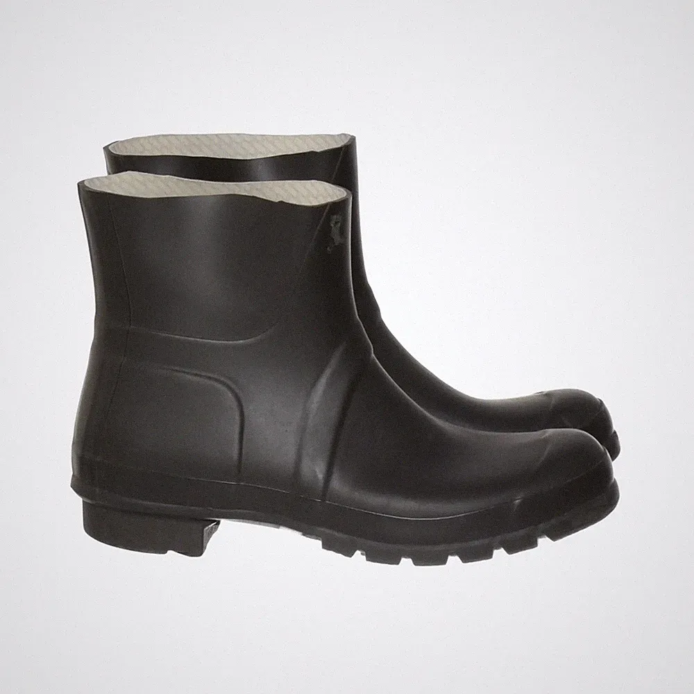 Kurze Gummistiefel, Größe: 38/39, model: original chelsea, Schwarz, Damen #BR1