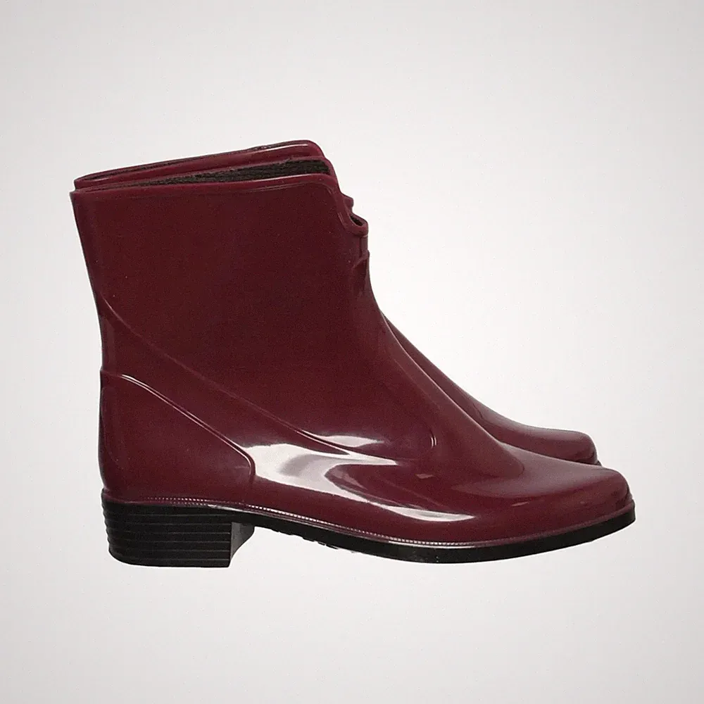Kurze Gummistiefel, Größe: 38, Lila, Damen #Thy