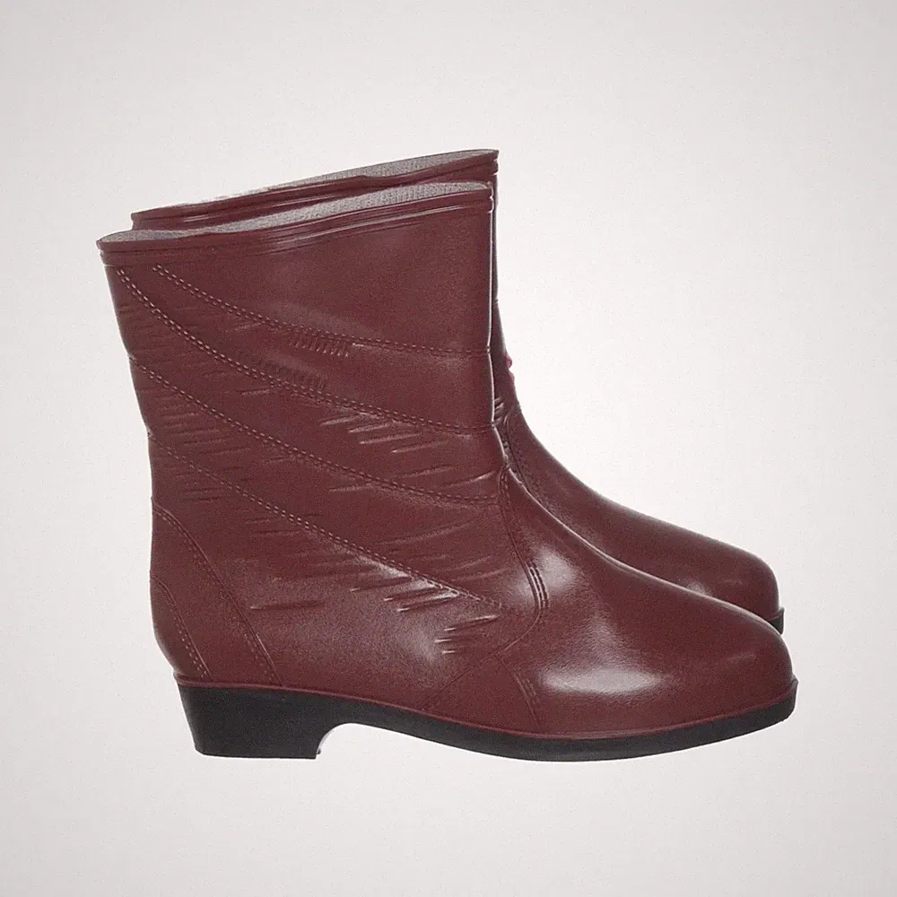 Kurze Gummistiefel, Größe: 38, Rot, Damen #Dt6