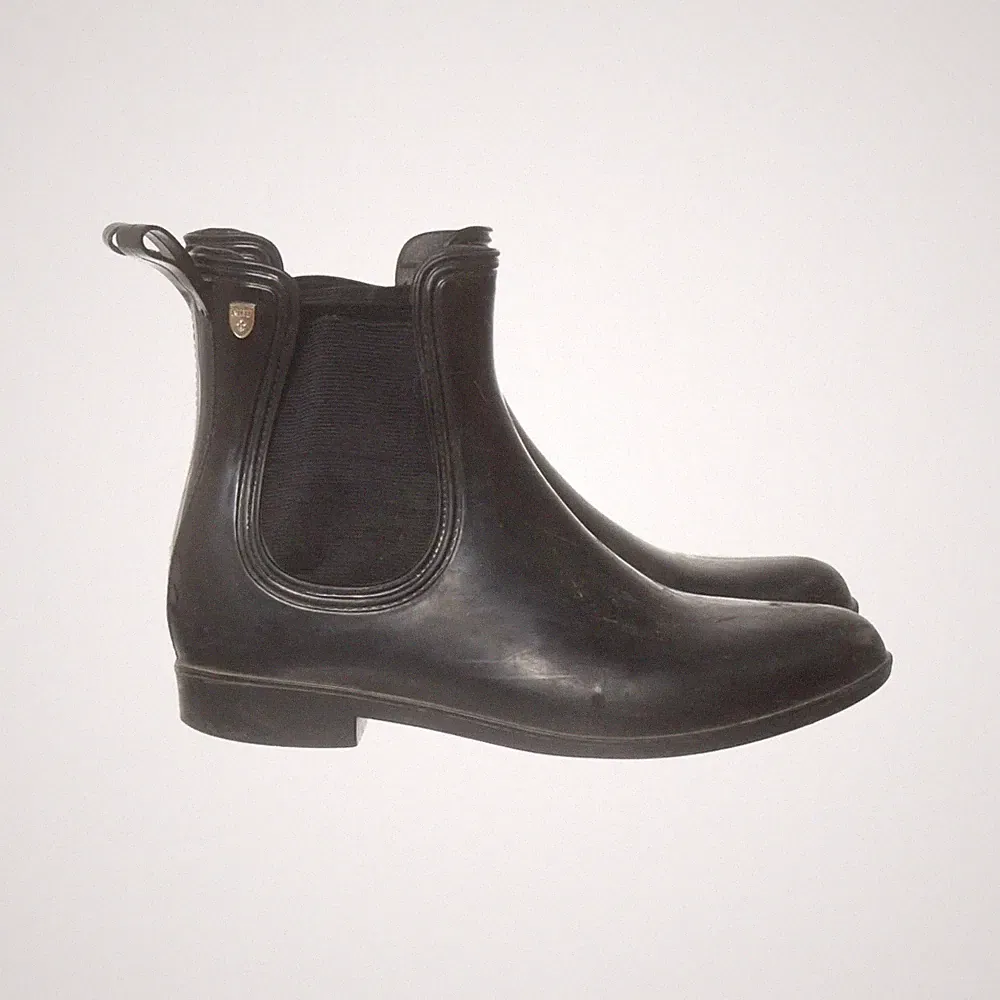 Kurze Gummistiefel, Größe: 39, Schwarz, Damen #mjj