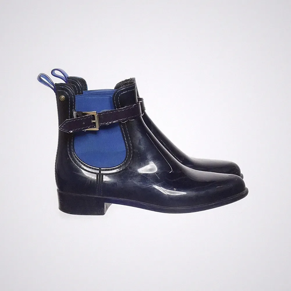 Kurze Gummistiefel, Größe: 40, Blau, Damen #pvq