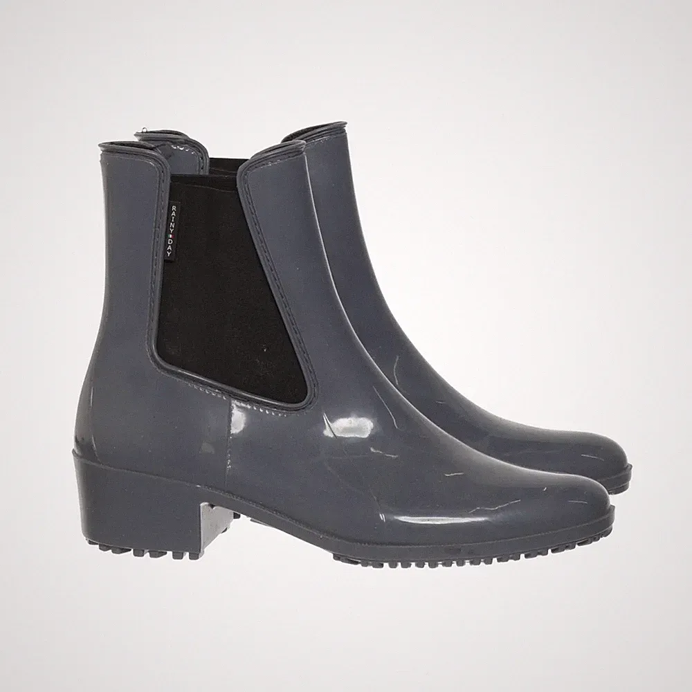 Kurze Gummistiefel, Größe: 41, Grau, Damen #vy0