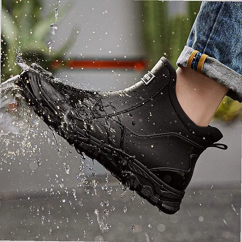 Kurze Gummistiefel Herren Damen - Wasserdicht für Angeln Garten Outdoor