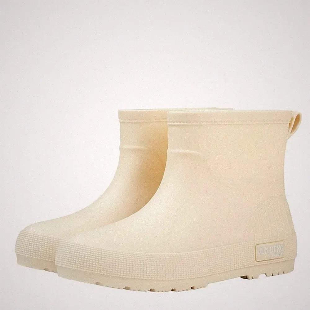 Kurzschaft Gummistiefel Wasserdicht Sicherer Grip für Spaziergänge