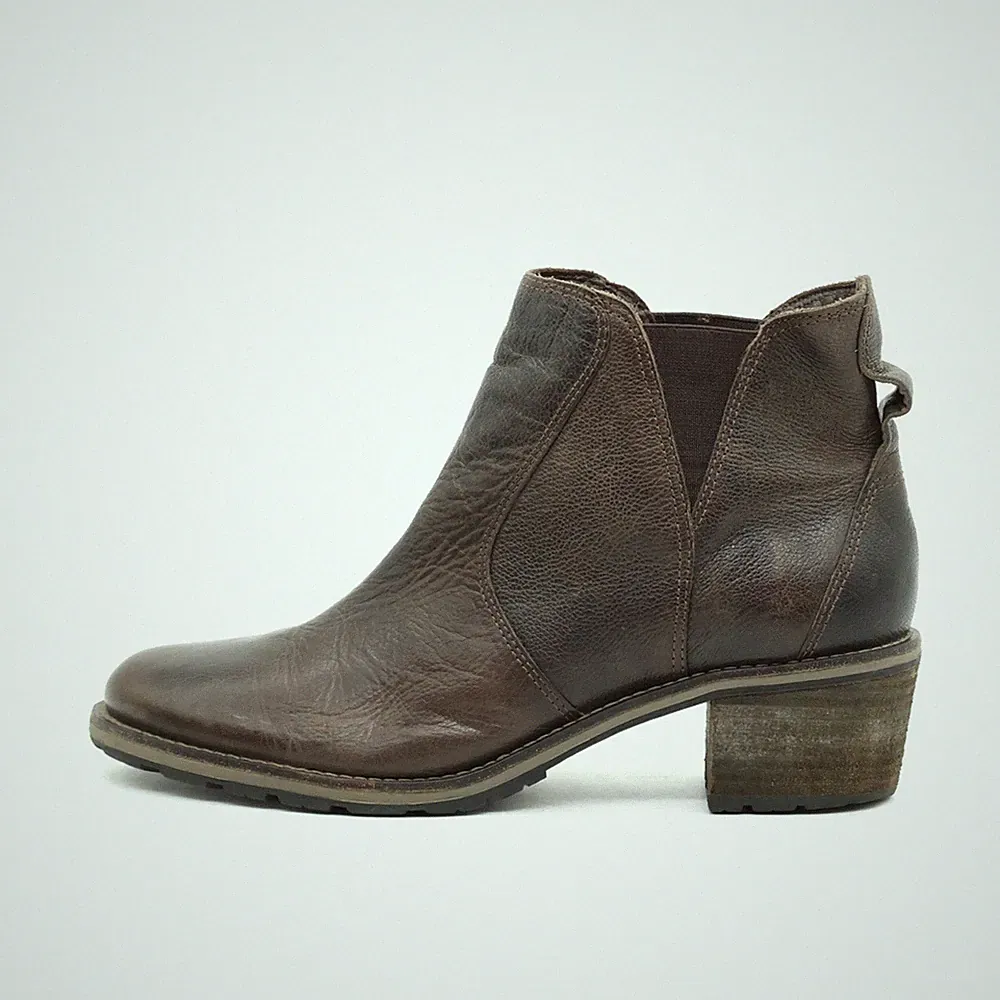 L.L. Bean Damen 501863 OSVD1 Stiefelette Braun Leder Boots Stiefeletten EU 42