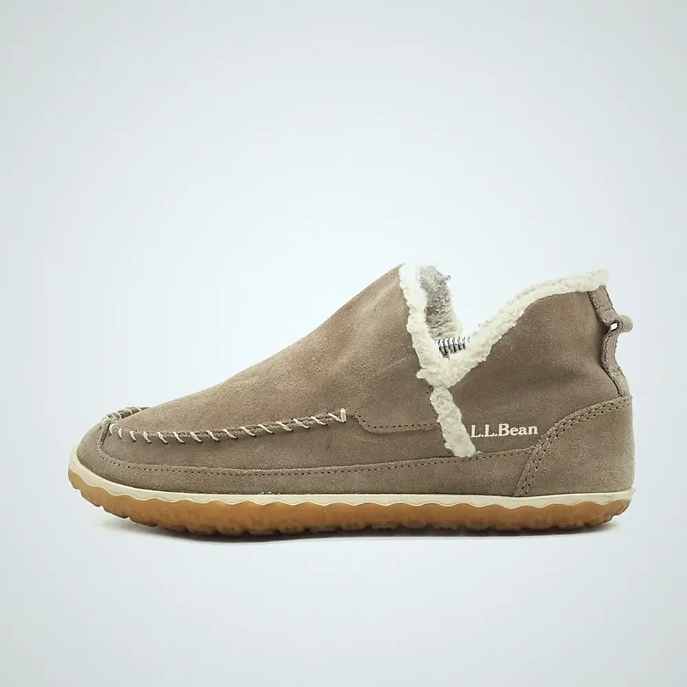 Beige Mokassinstiefel