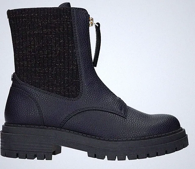 La strada Stiefelette Blau Boot Glitzer kurz Stiefel Reißverschluss 2003180 1160