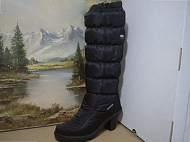 Lackner Stiefel Boots Winter Damenschuhe schwarz 36-42 7702 Neu16