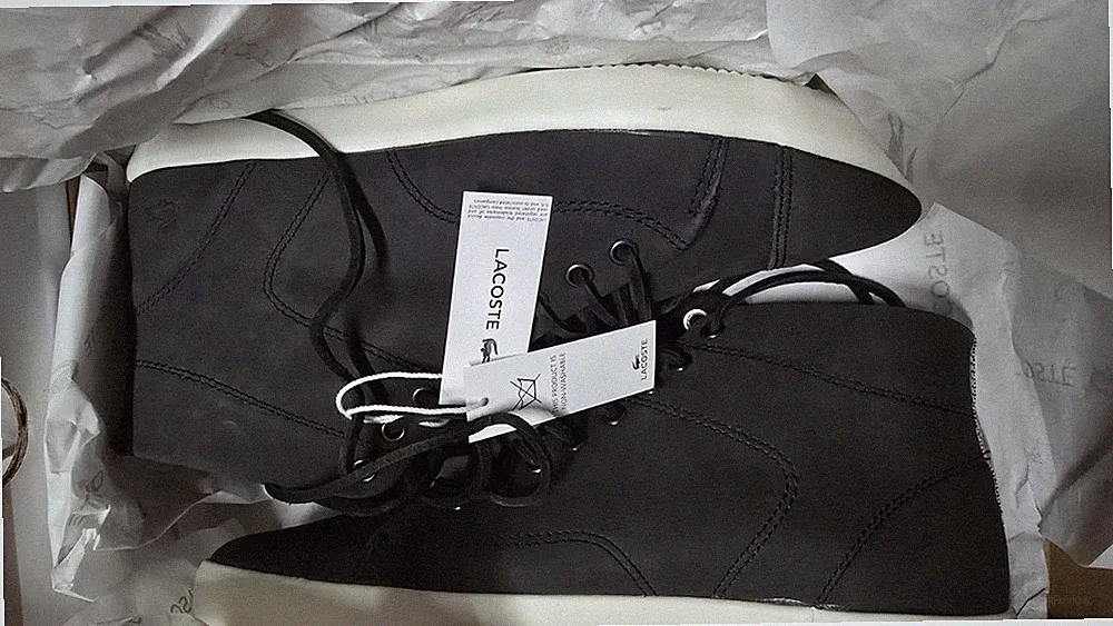 Lacoste Damenstiefel Stiefel Leder Schuhe 40,5 Neu Schwarz Stiefelette Damenscuh