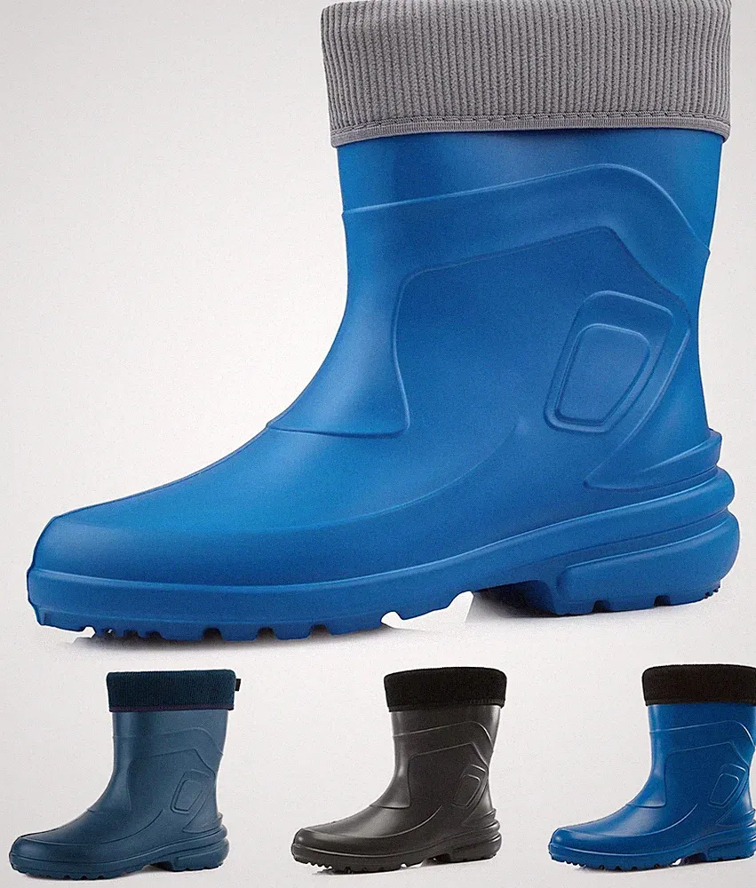 LADEHEID Damen Garten Warme Gummistiefel Bequem Federleicht Gefüttert LA-800 EVA