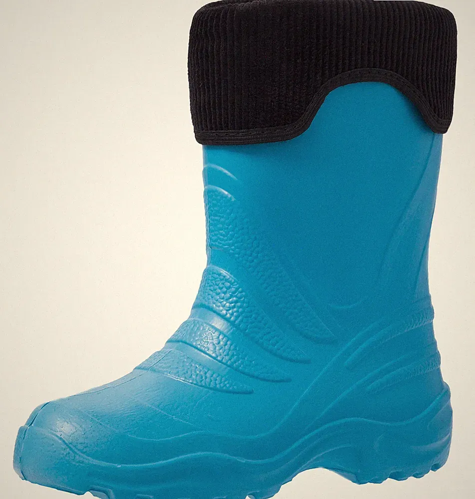LADEHEID Gefütterte Gummistiefel Kinder Federleicht Rutschfest EVA 22-37