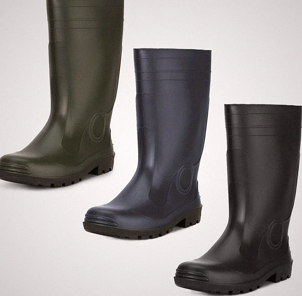 Ladeheid Herren PVC Gummistiefel Regenstiefel Männer LA-974 (41-48)