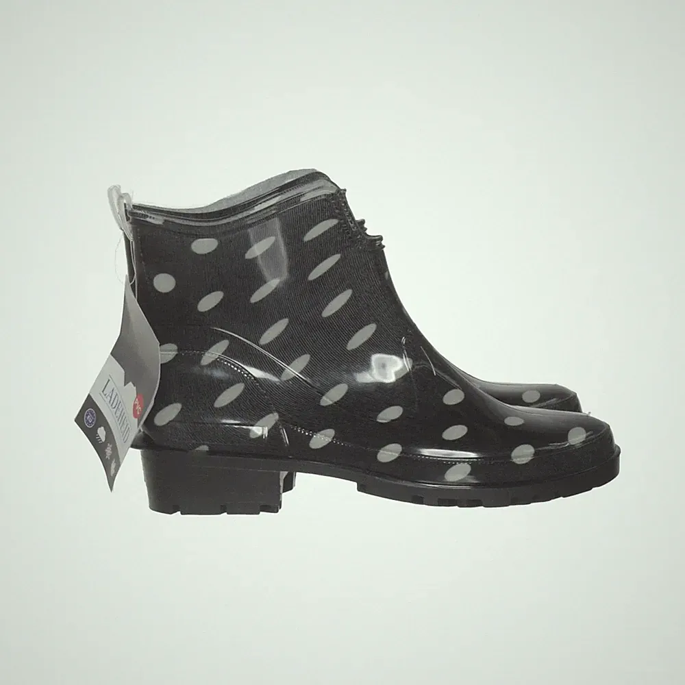 Ladeheid, Kurze Gummistiefel, Größe: 36, Elke, Schwarz/Weiß, Damen #EvT