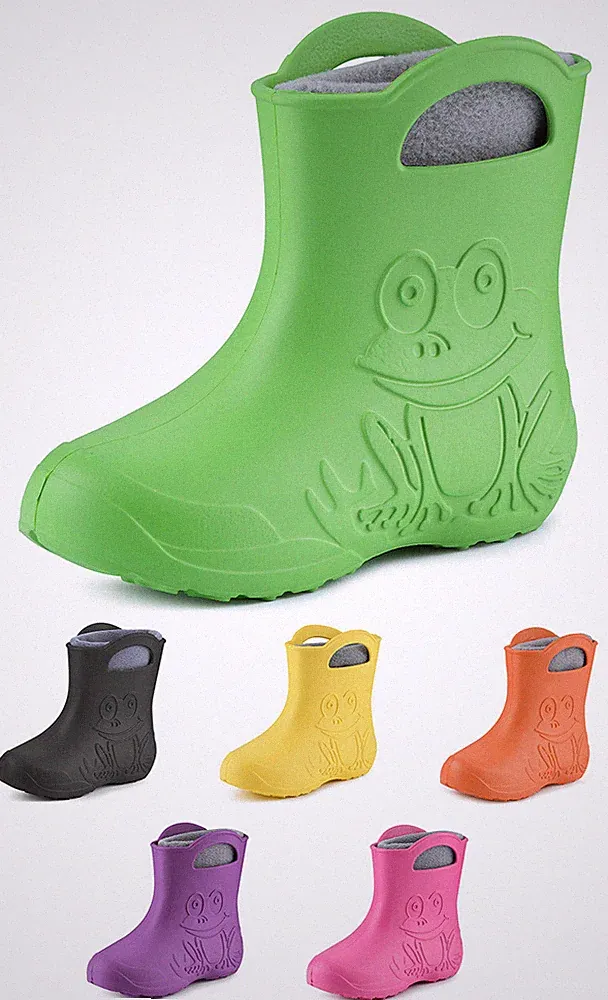 LADEHEID SUPERLEICHT Eva Winter Kinder Gummistiefel Regenstiefel warm LA-CA-03
