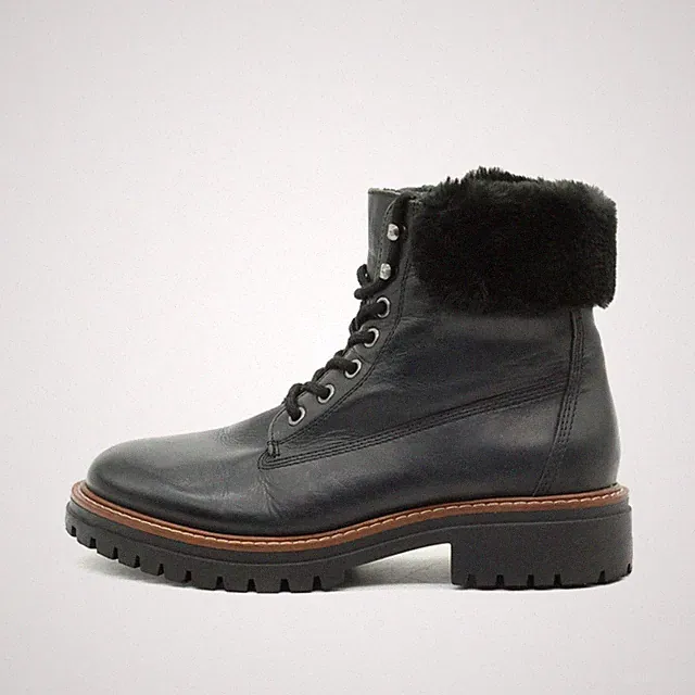 Landrover Damen Winter Boot Schnürstiefel Fell Reißverschluss Boots EU 38