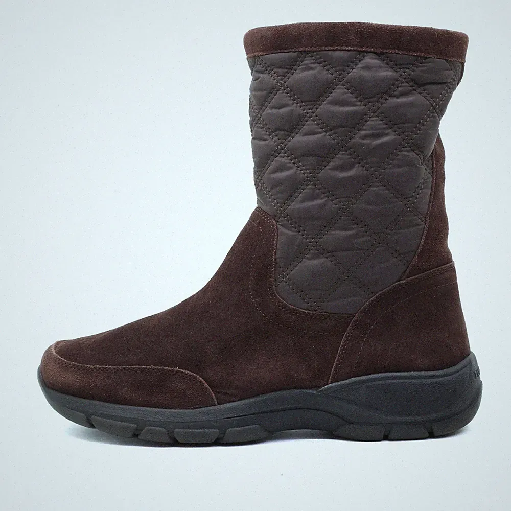 Lands' End Damen V3328/F2857 Stiefel Braun Winter Winterstiefel EU 41.5