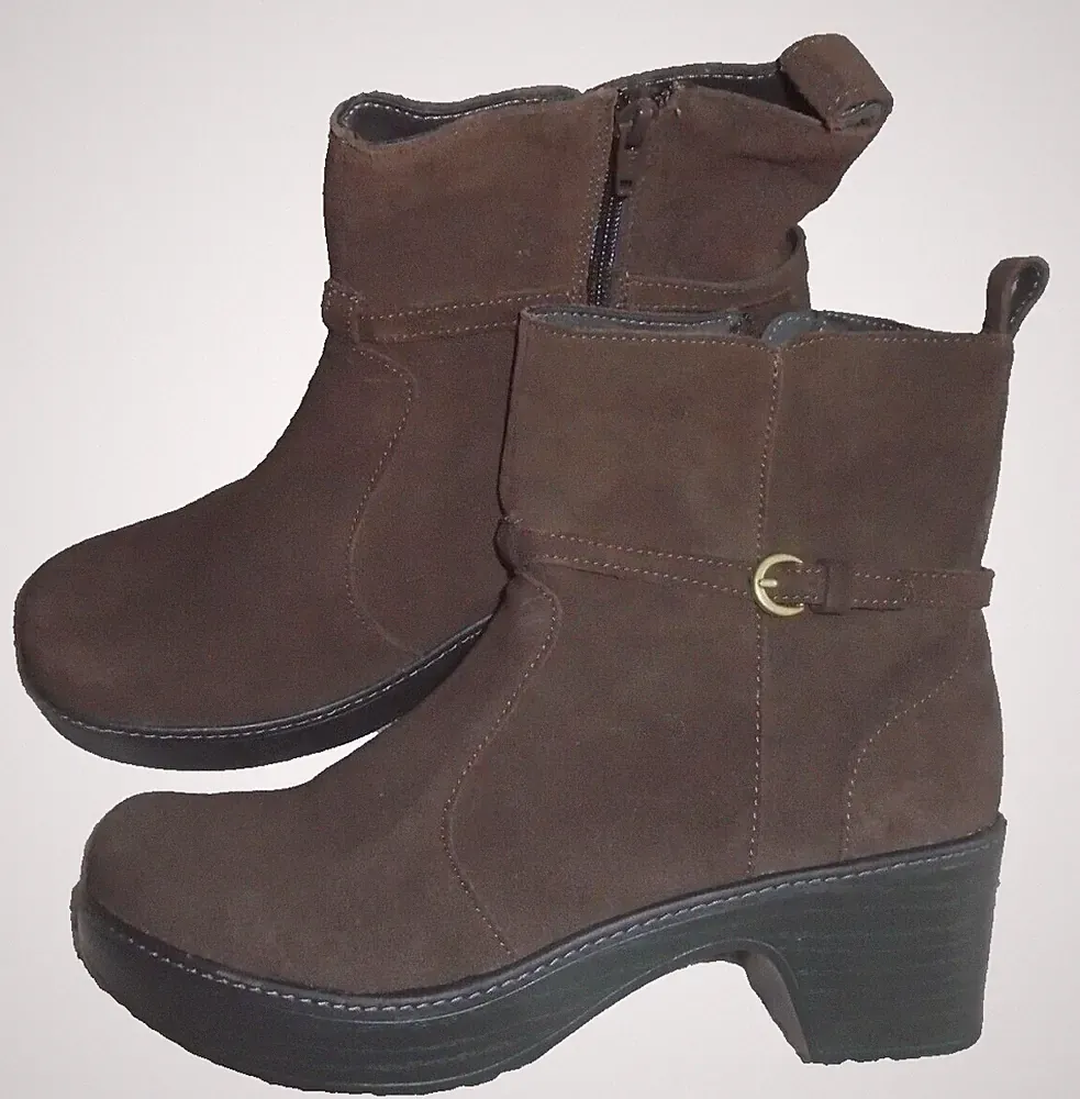 Lands`End hochwertige Designer Wildleder Stiefel / Boots /Stiefeletten. Größe 39