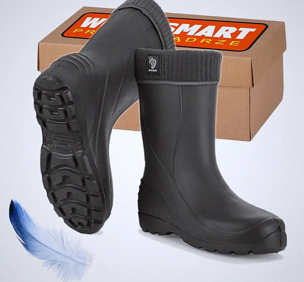 LARIS Damen-Gummistiefel aus leichtem EVA-Schaum, schwarz, Größe 41, PROCERA