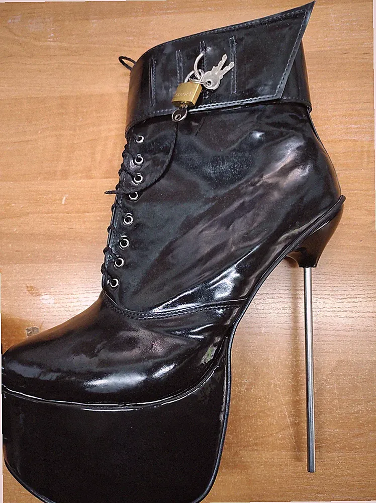 Lateks gummi Stiefel viele farben unisex Absatz 20cm platform 8cm