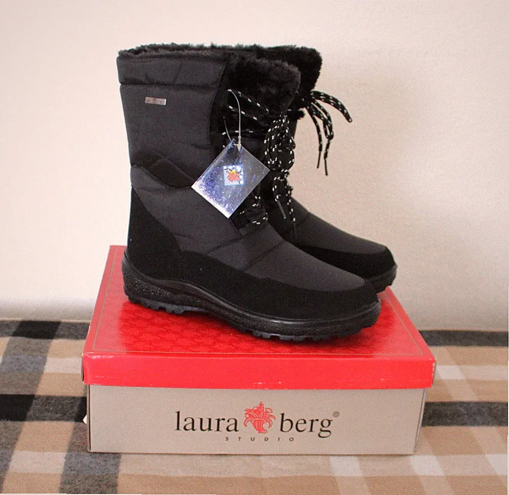 Laura Berg Damen Boots Willow Tex Winterstiefel Schneestiefel Wasserabweisend 40