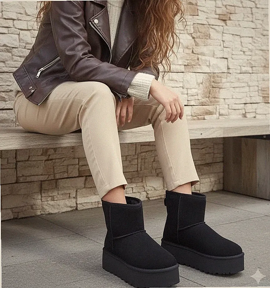 LAURA BIAGIOTTI DAMEN STIEFELETTEN SCHWARZ 9267 PLATEAU STIEFELETTE HOHE SOHLE