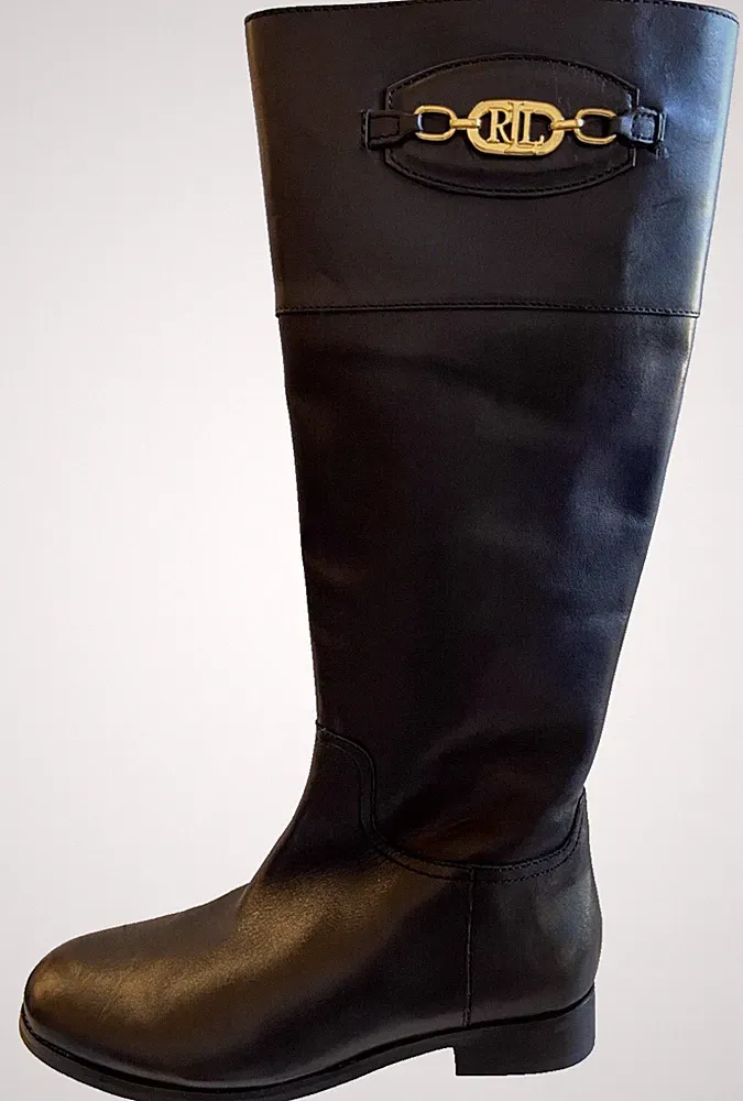 Lauren by Ralph Lauren Breana Reitstiefel Damen UK 3 US 5 EU 35,5 REF D75+