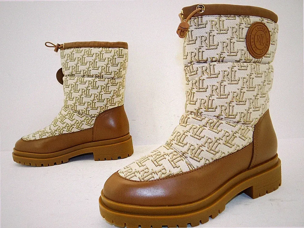 Lauren Ralph Lauren Coree Botiee Stiefeletten Boots Stiefel Damen Gr.39 Khaki