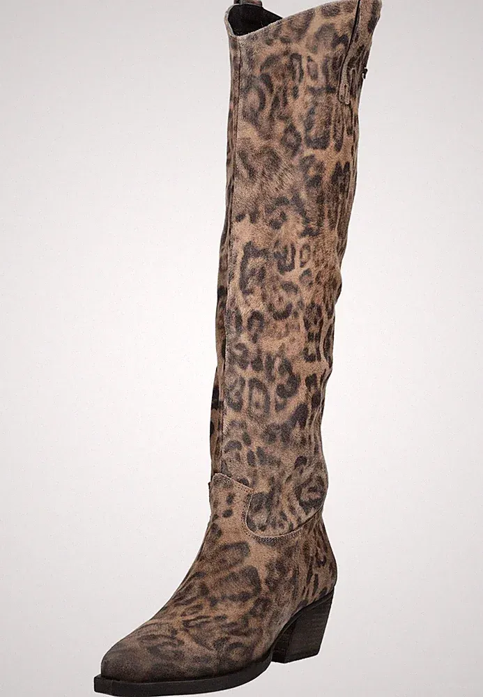 Lazamani Stiefel Echtleder Reißverschluss NEU - A-Ware