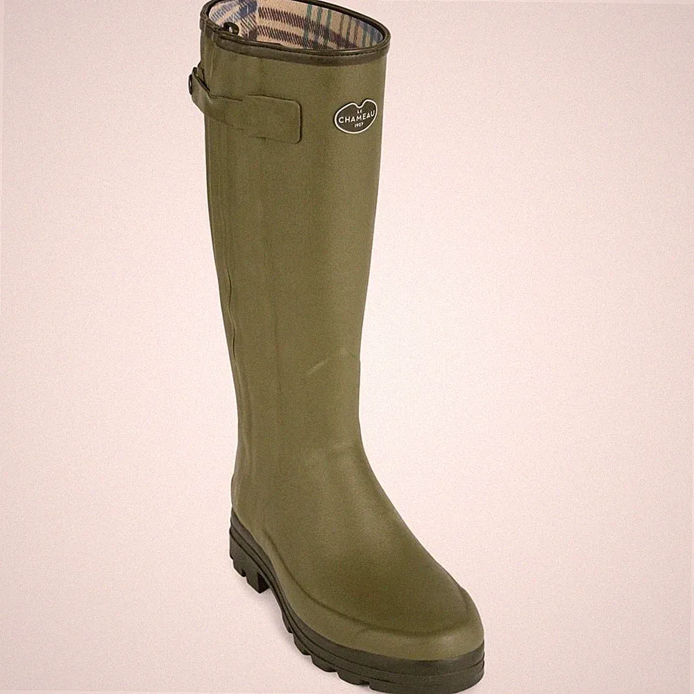 Le Chameau Chasseur Jersey Stiefel Jagdstiefel Gummistiefel Grün