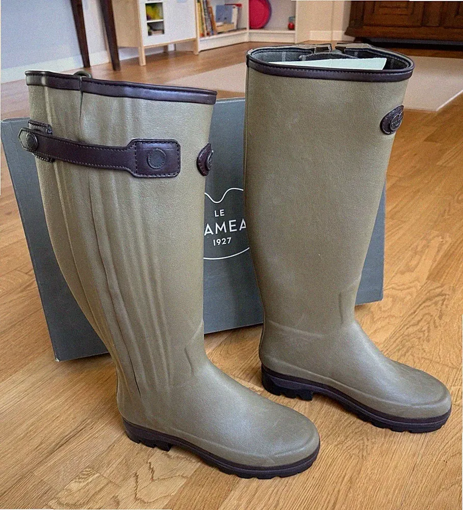 Le Chameau Chasseur Prestige Neo Damen Gr. 40 W40 Neopren Gummistiefel wie neu