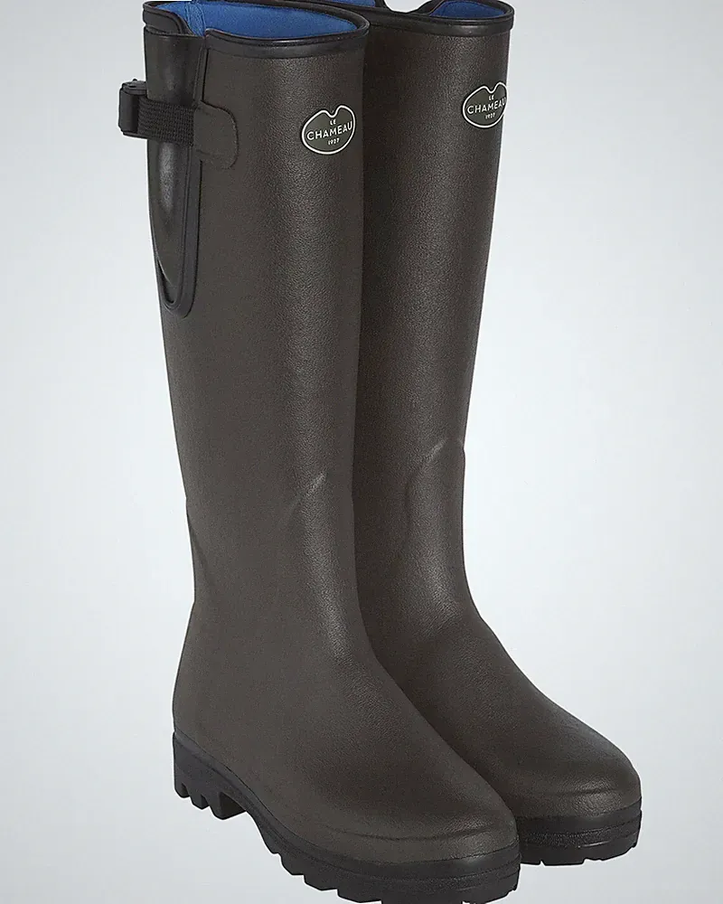 Le Chameau Damen Gummistiefel Vierzonord Naturkautschuk Gummistiefel Damen NEU