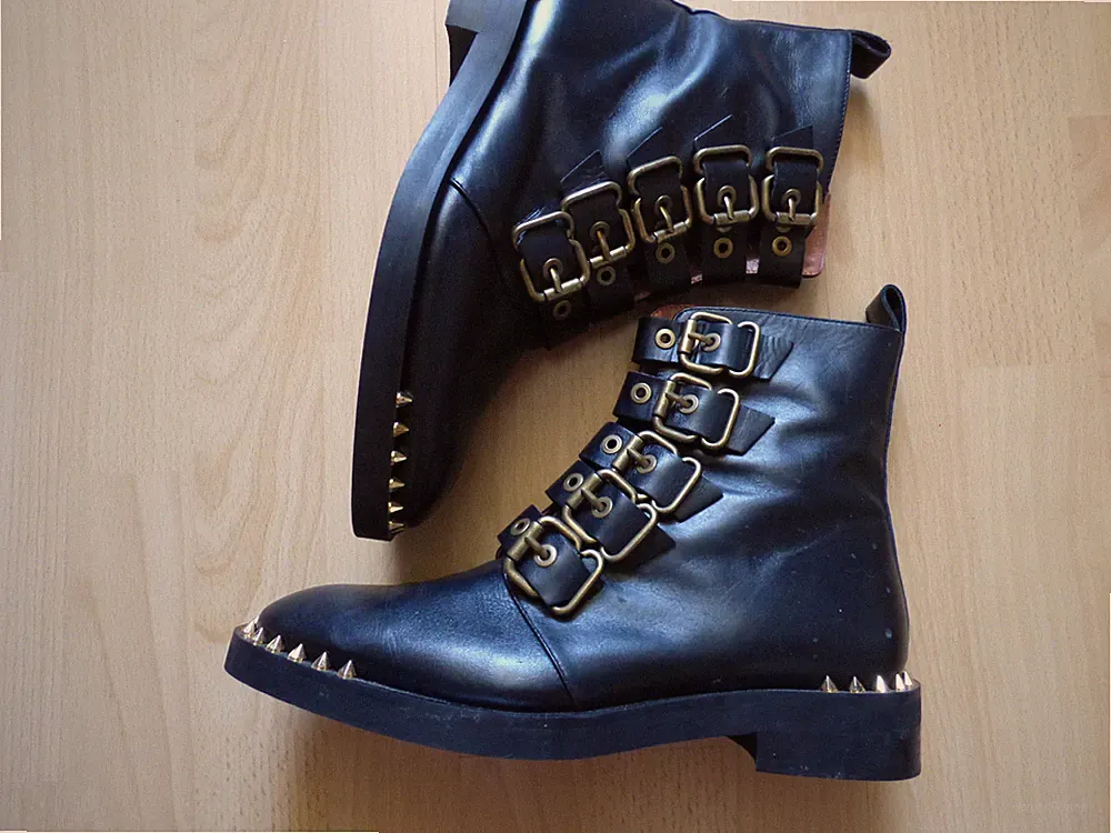 Lederstiefeletten Chelsea von RAS Gr. 39 in Schwarz top, wie Neu