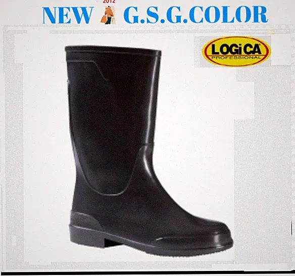 LEDY DAMEN STIEFEL AUS PVC FARBE SCHWARZ