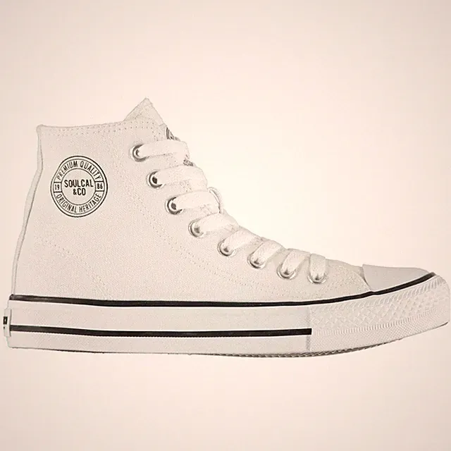 Lee Cooper Retro Hi Top Baseball Basketballschuhe Turnschuhe UK 3 4 5 6 7 8 9 10