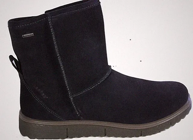 LEGERO Stiefel Australien Boots Stiefelette dkl. blau echt Leder GORE TEX NEU