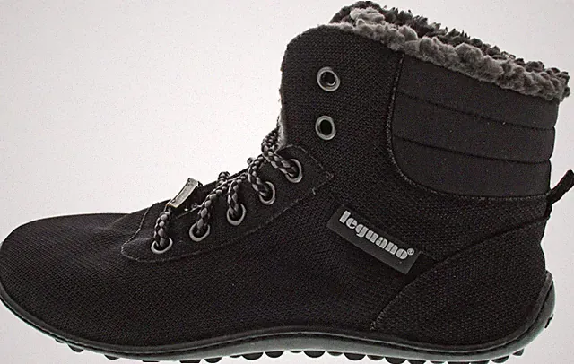 Leguano Kosmo Damen Schnürstiefel schwarz