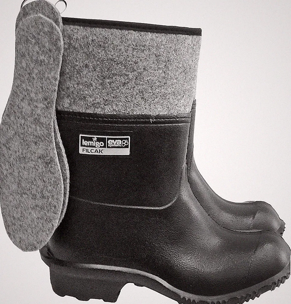 leichte Gummistiefel Thermostiefel gefüttert Filz EVA