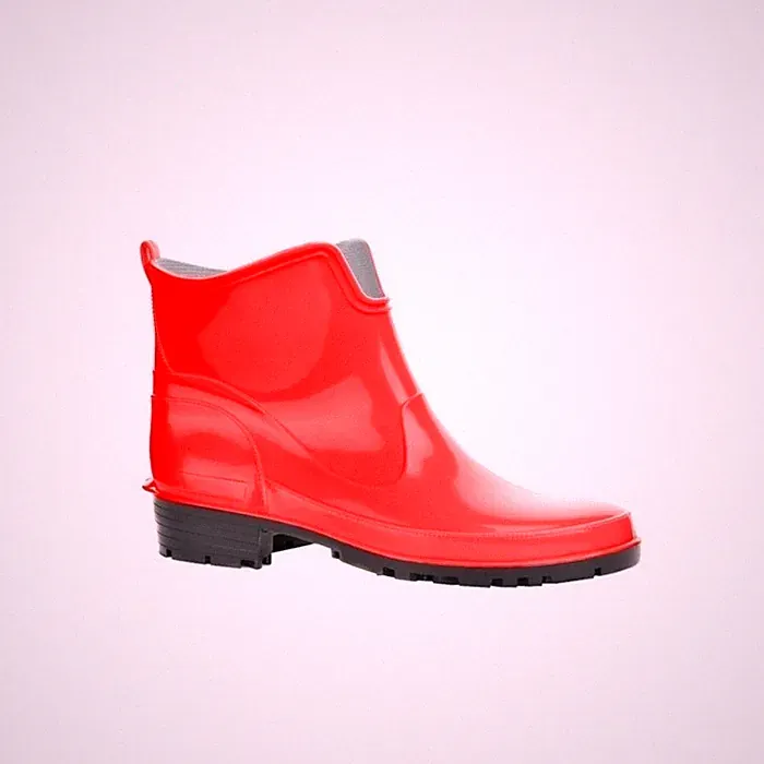 LEMIGO 930 Damen Gummistiefel Kurzstiefel Regenstiefel Rot Gr. 36–42 (ELKE-ROT)
